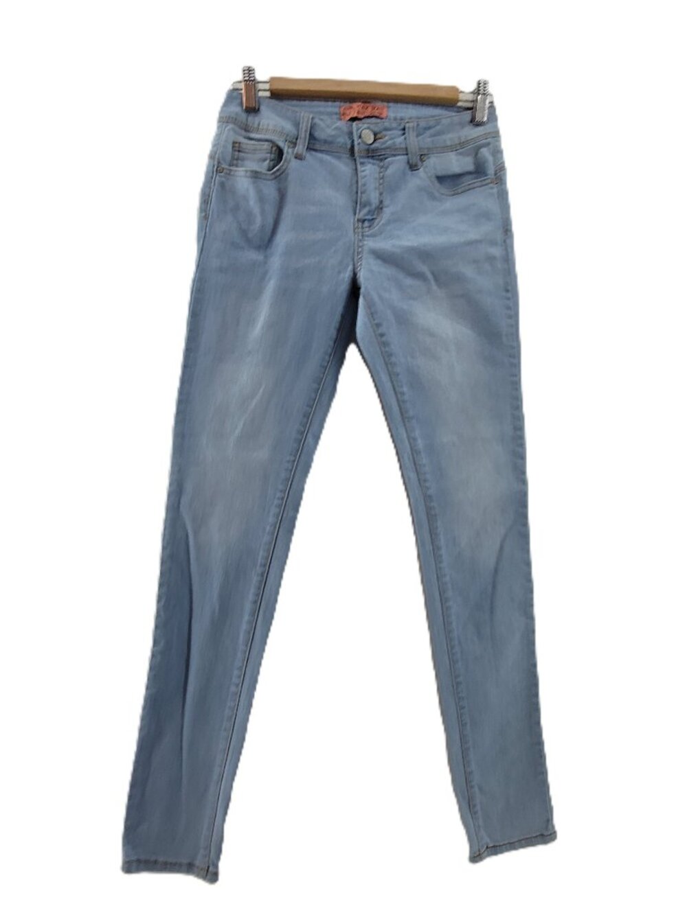 Wax Jean Butt I Love You Jeans Women's 5 Light Wash Blue Fits 27x30.5 butt lift